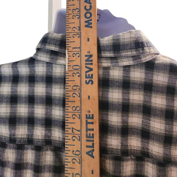 Haband Men's Large Plaid Short Sleeve Western‎ Shirt - Picture 3 of 5